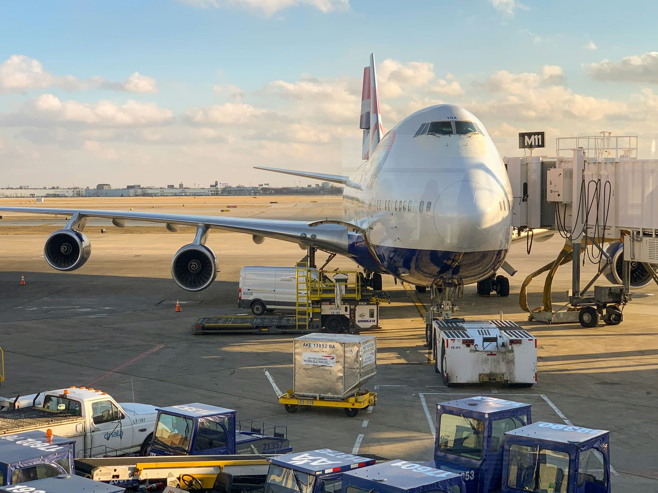 Cargo plane on the tarmac